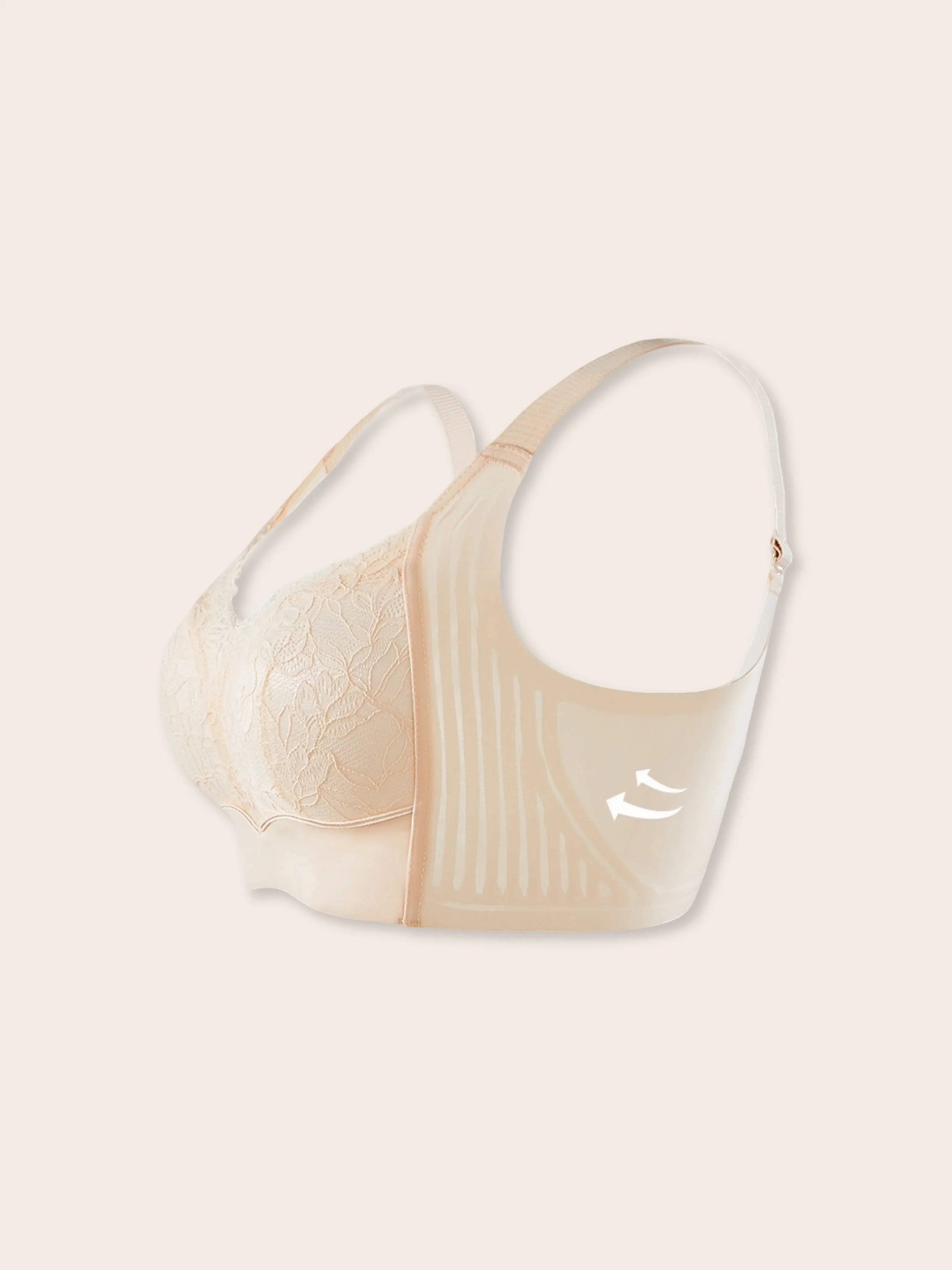 Floral Lace Wireless Bra