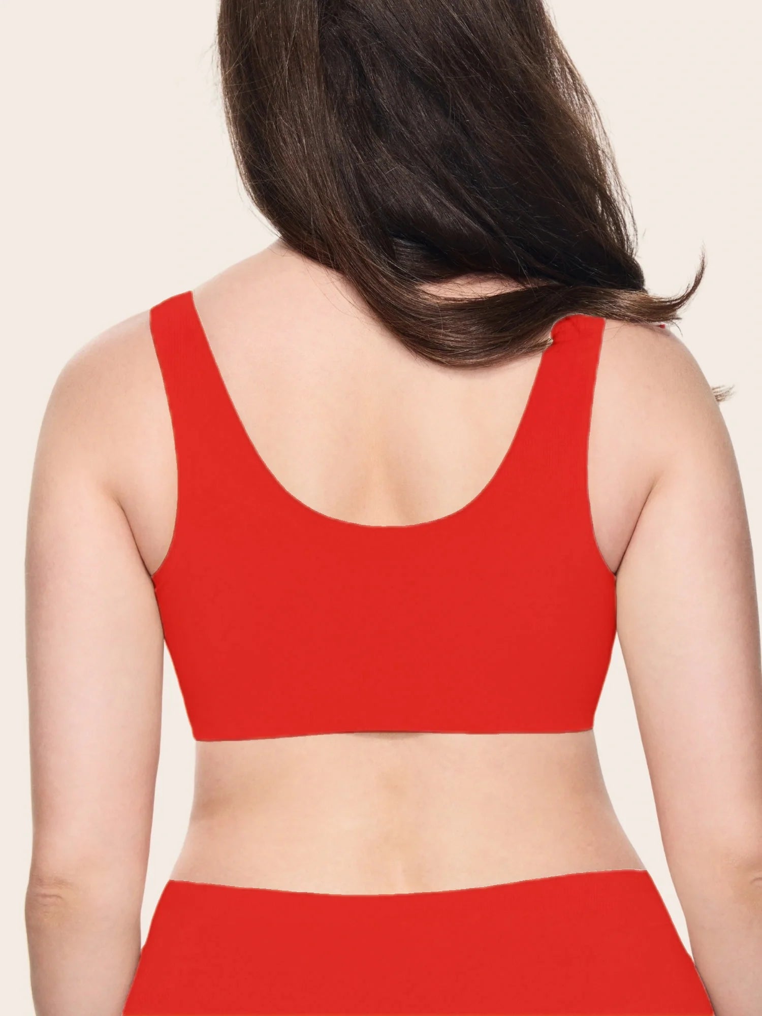 Soft Intention Jelly Bra – Wireless, Seamless Deep V Push-Up Comfort