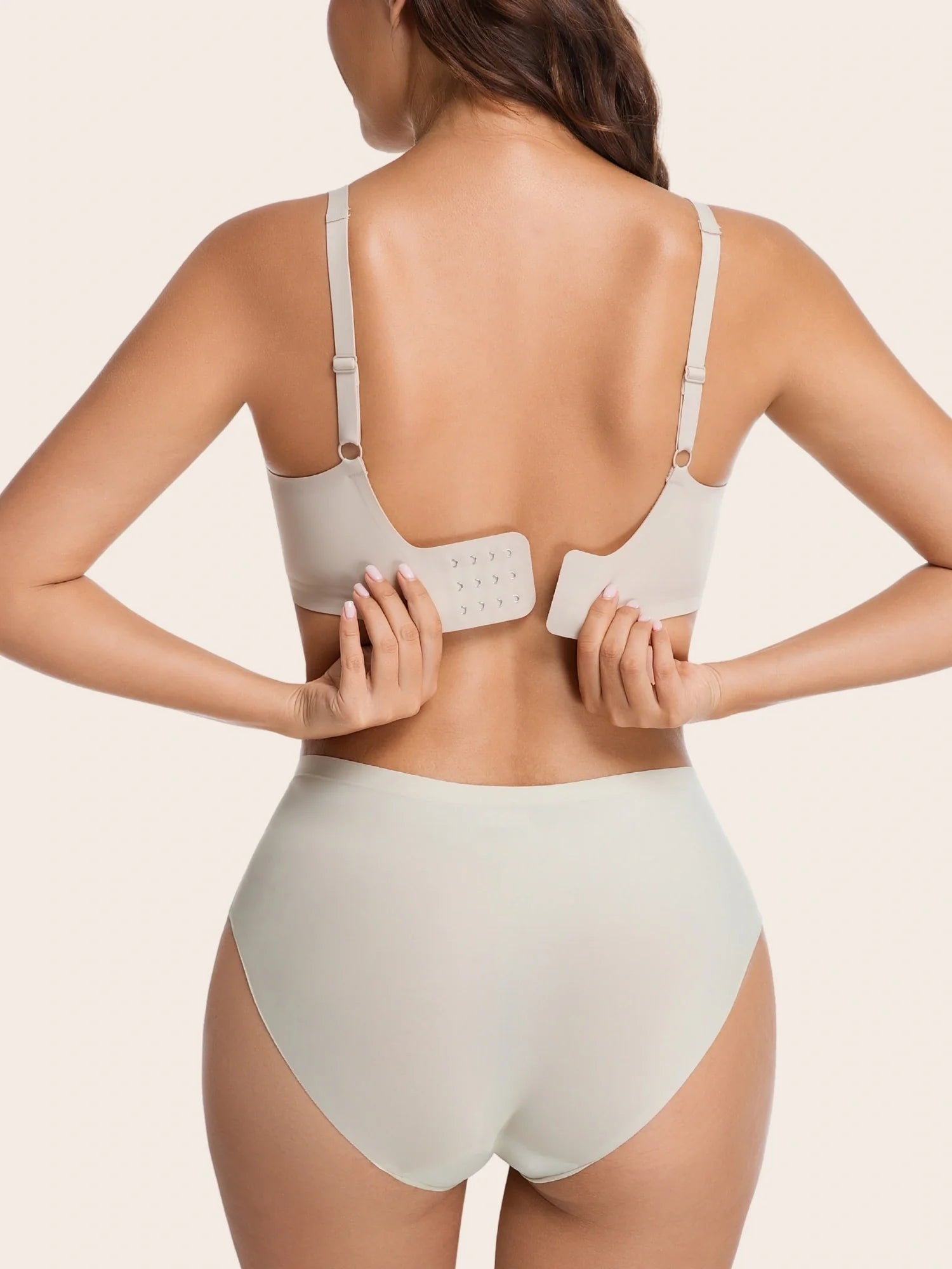 V Neck Jelly Bra with Back Clasp