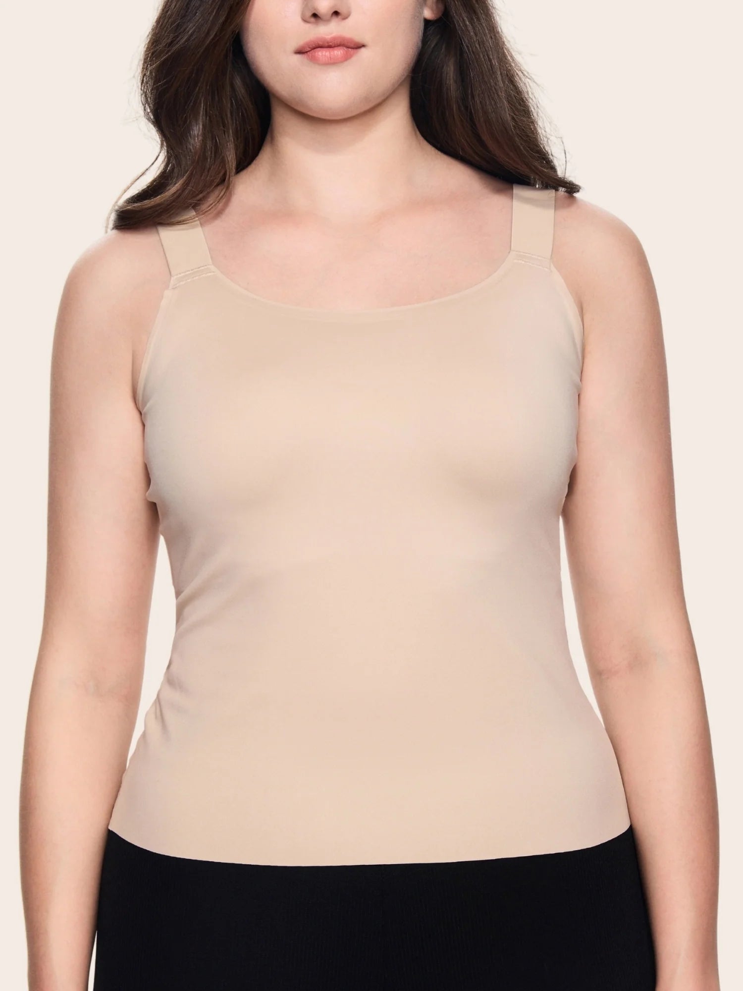In&Out Plus Size Cami with built-in bra
