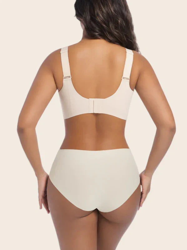 Plus Size Mesh Seamless Wireless Bra