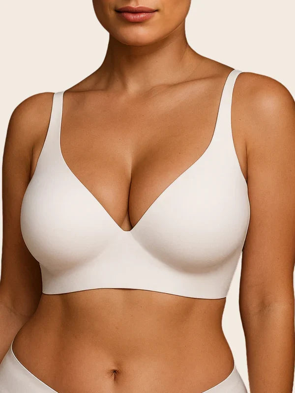 V Neck Jelly Bra with Back Clasp