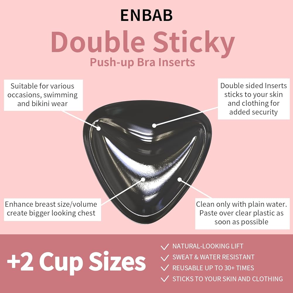 STICKY PUSH-UP BRA INSERTS ULTRA BOOST