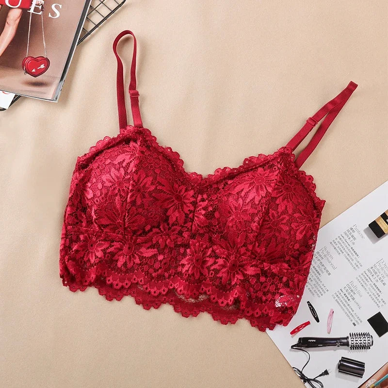 Lace Bralette Charm Wine Red One Size OneSize(65-80AB 75C) S1ccae3ec09a84925ab3c654bd57ed9ecx