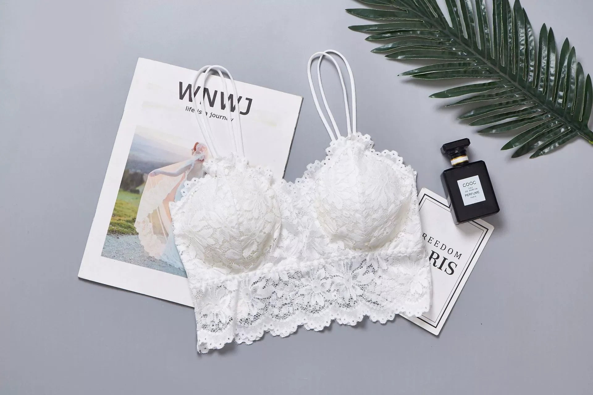 Lace Bralette Comfort WHITE S8407ab7ed00a428794b04258ec0e60d0q