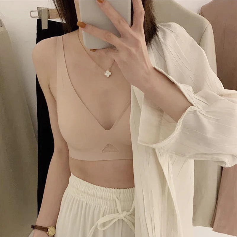 Silky Bralette Desire Apricot One Size S8dc45de015df4d77b4ae79d1afcefa53b