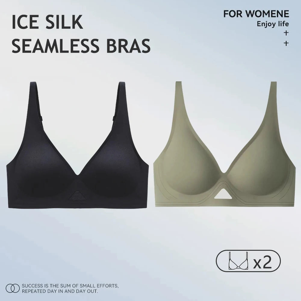 Seamless Bralette Set Set 2 One Size Sca3c41c8f8984d97bd6149e41f71ae4c8