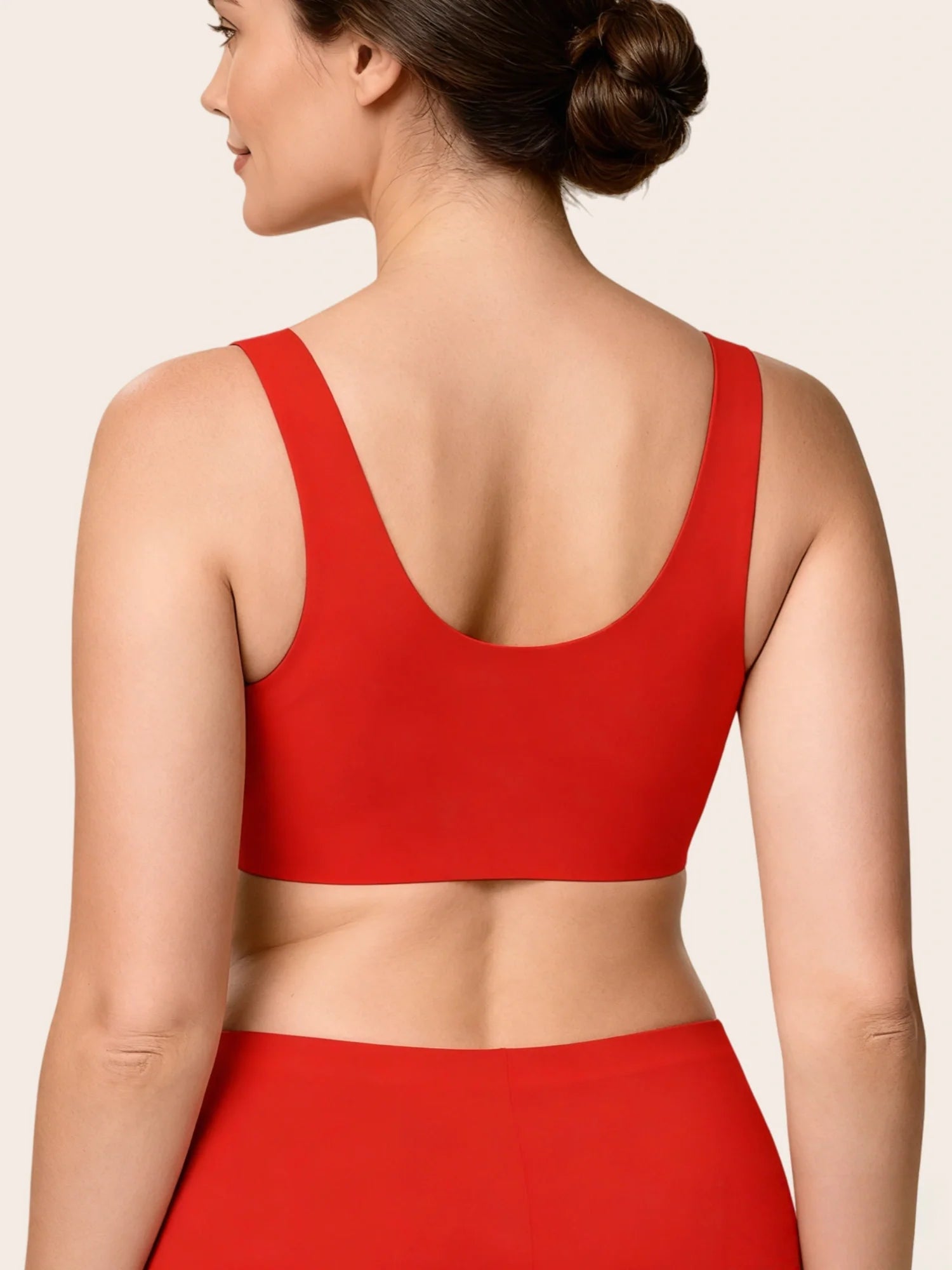 Soft Intention Jelly Bra – Wireless, Seamless Deep V Push-Up Comfort