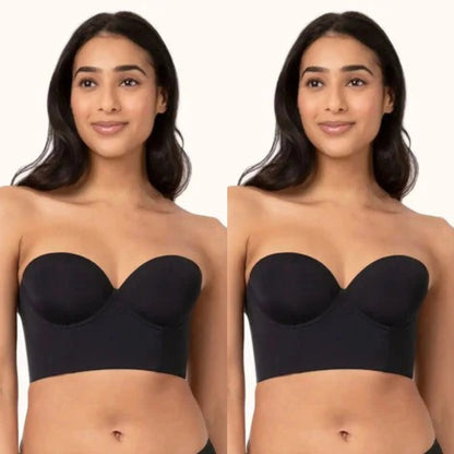 GO-beauty LOW BACK STRAPLESS BRA
