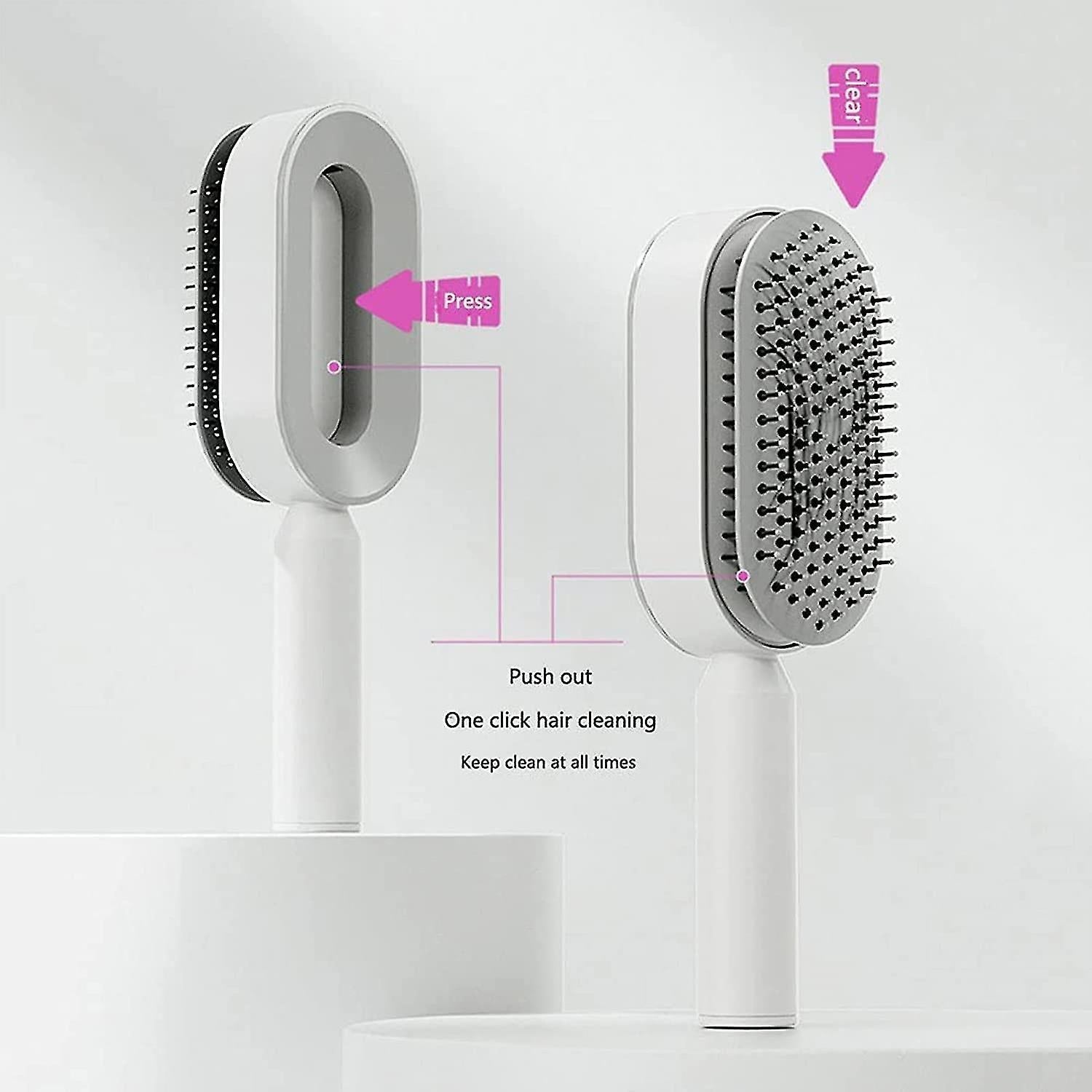 Self Cleaning Hair Brush