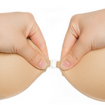 Adhesive push up bra