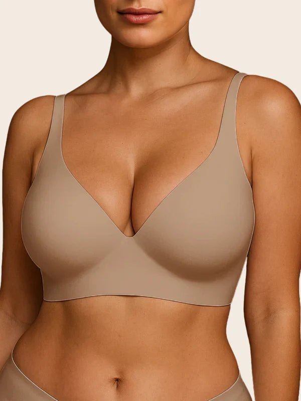 V Neck Jelly Bra with Back Clasp