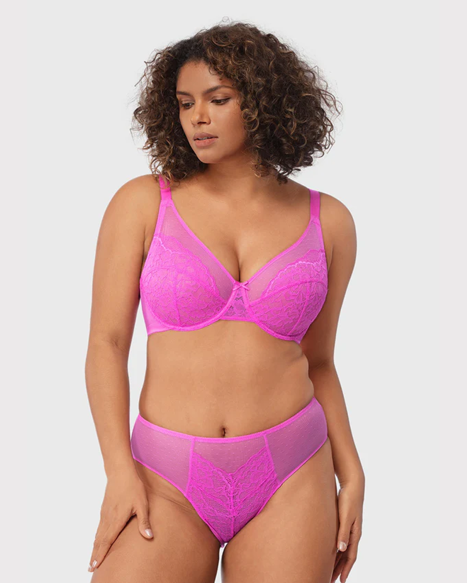 Pink Breast Minimizer Bra - Enchant