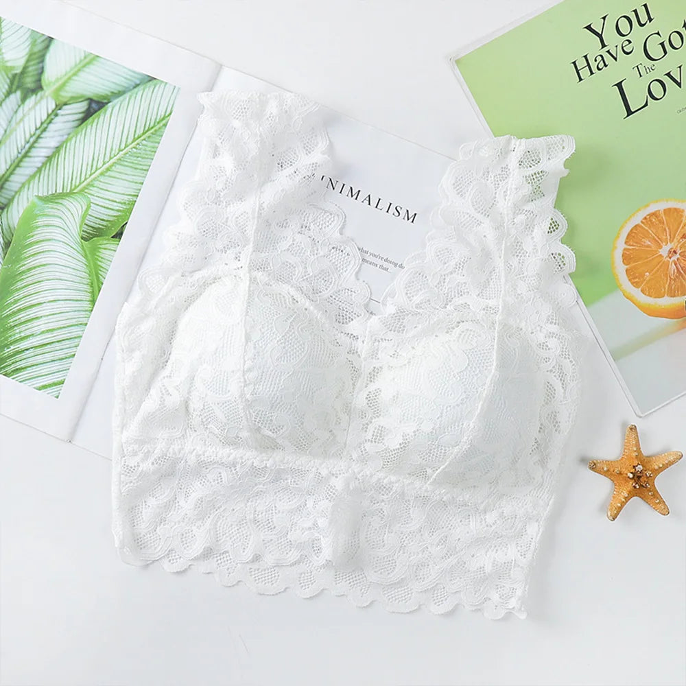 Lace Bralette Beauty WHITE H6663c759c8d941a1b7704afb3c15846e6