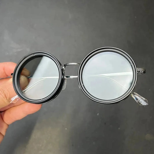 9-Level Adjustable Adaptive Vision Sunglasses：Protect Your Vision (with box and cloth)