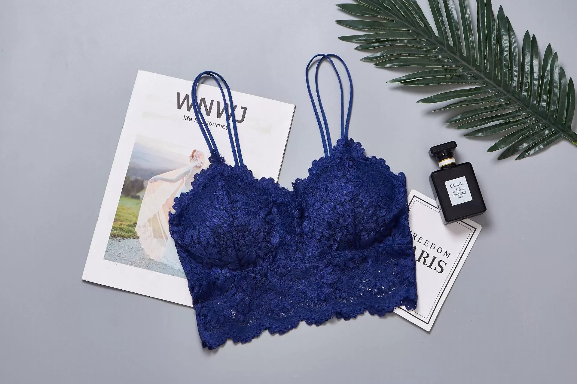 Lace Bralette Comfort Blue S3b1478add46a4eb8af3746bca7bb63cac
