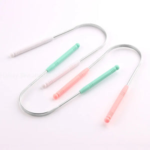 1PCS Stainless Steel Tongue Scraper