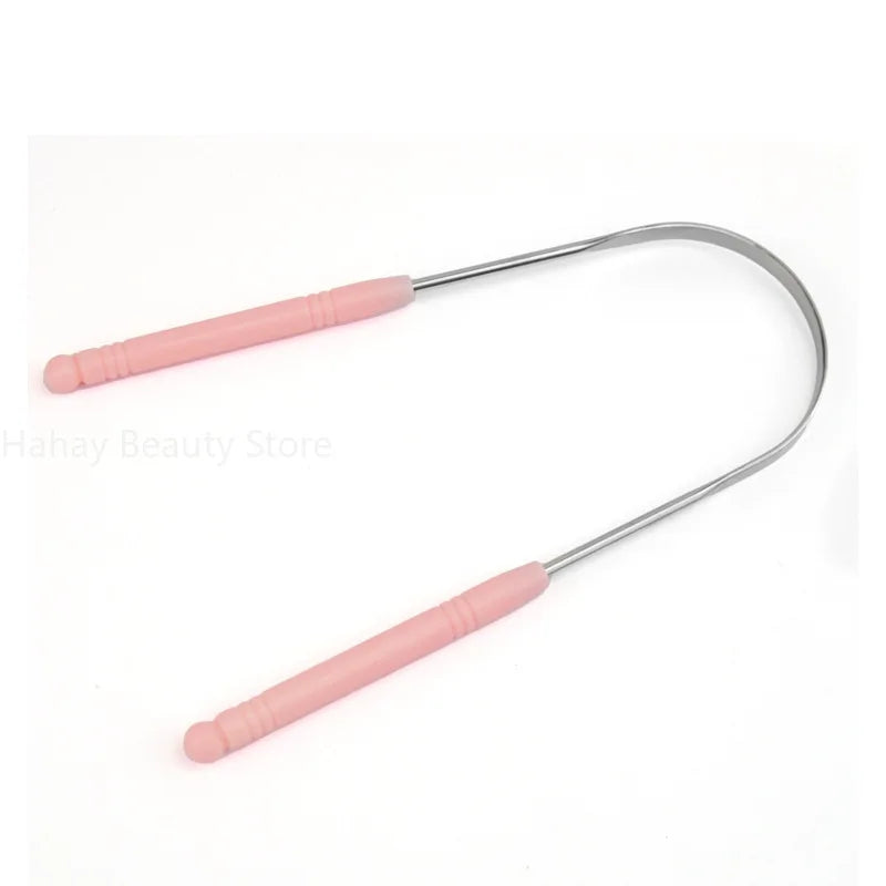 1PCS Stainless Steel Tongue Scraper