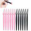 12 Pcs Mix Color Eyebrow Razor