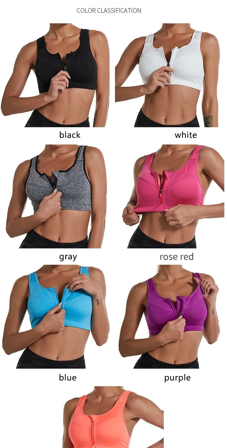 Zipper Bralette Power Sbfacb91af2e64c79b244d9ca260212d4W