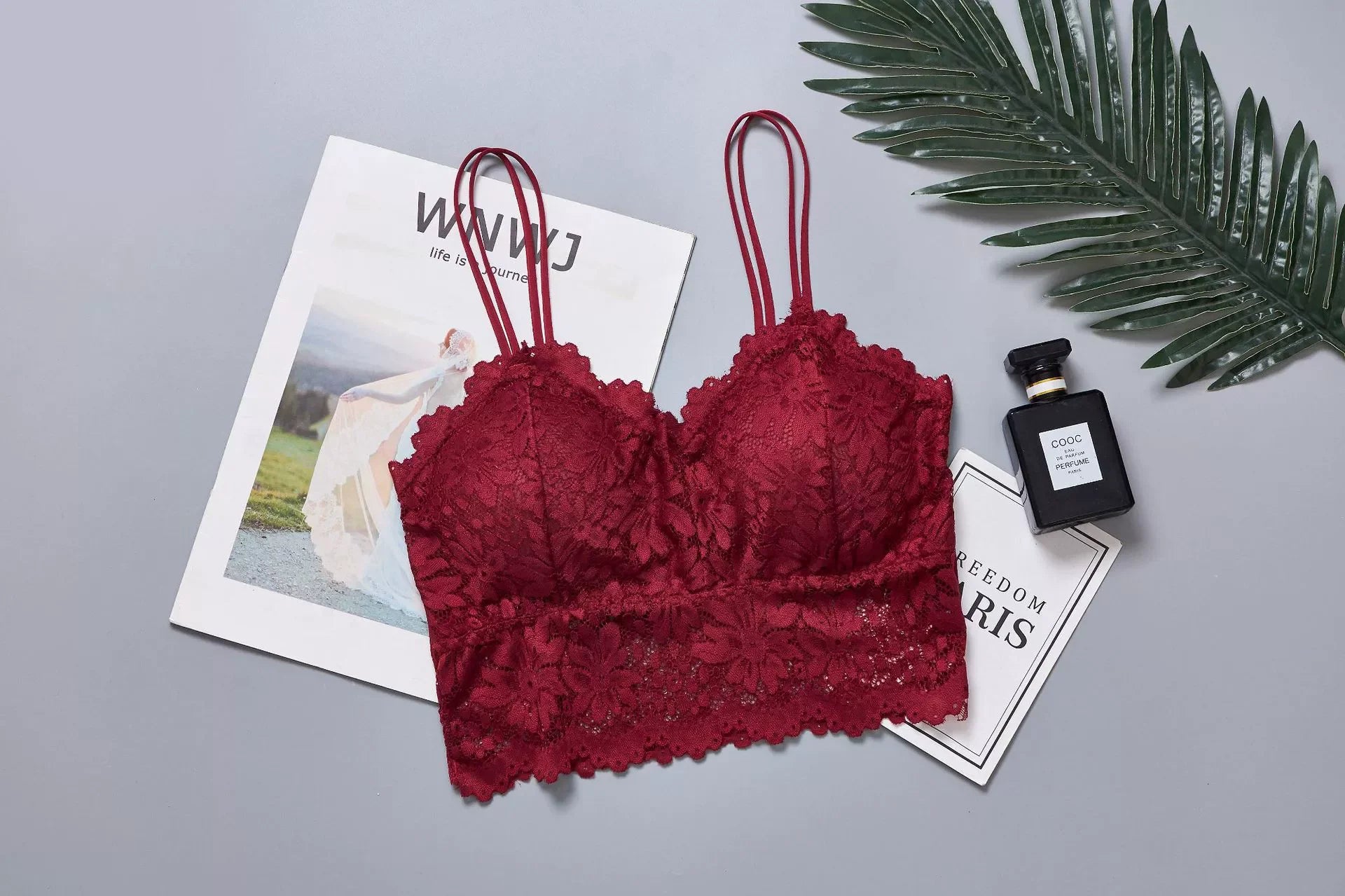 Lace Bralette Comfort Red Sd5a47f5a6c5343569c30e2a6f6ad6eafQ