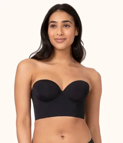 GO-beauty LOW BACK STRAPLESS BRA
