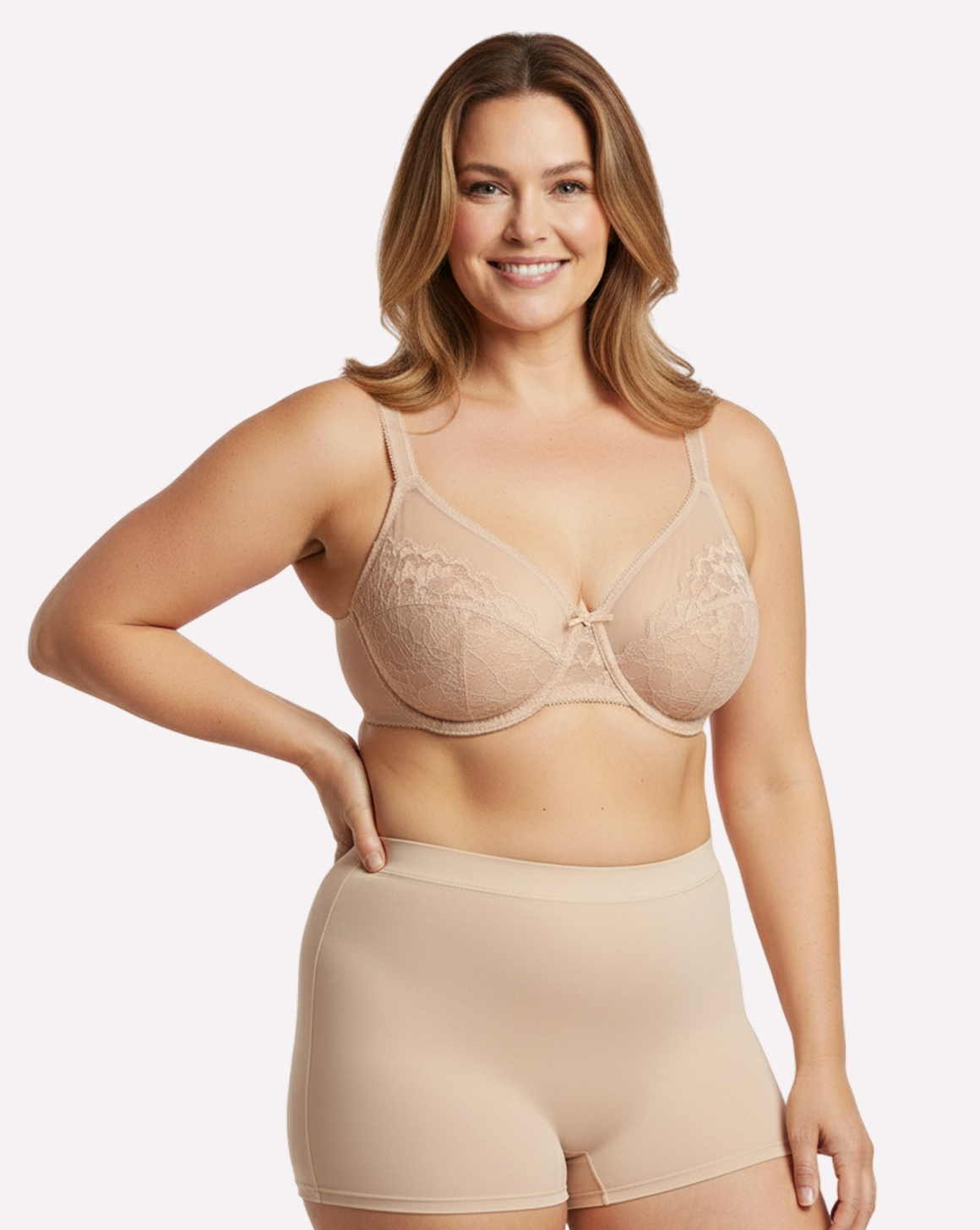 Nude Breast Minimizer Bra – Comfortable Full Coverage Lingerie