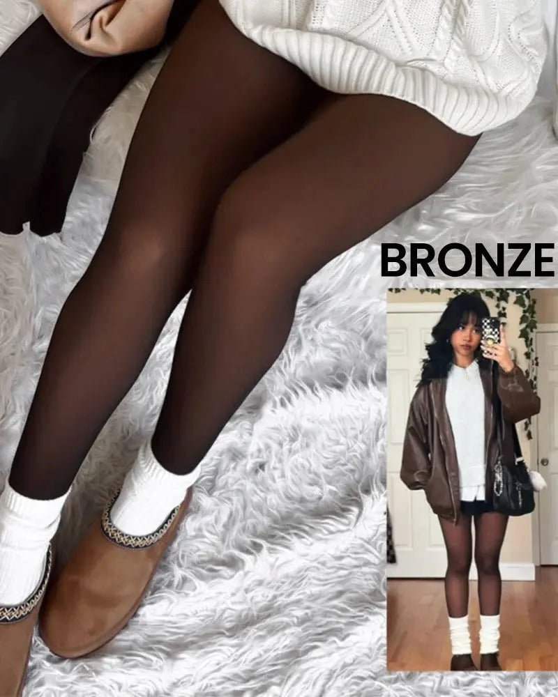 Translucent Fleece Lined Tights bronze imgi_18_11_5a1fdcb1-fb15-4a9c-b29a-52ce962d974e